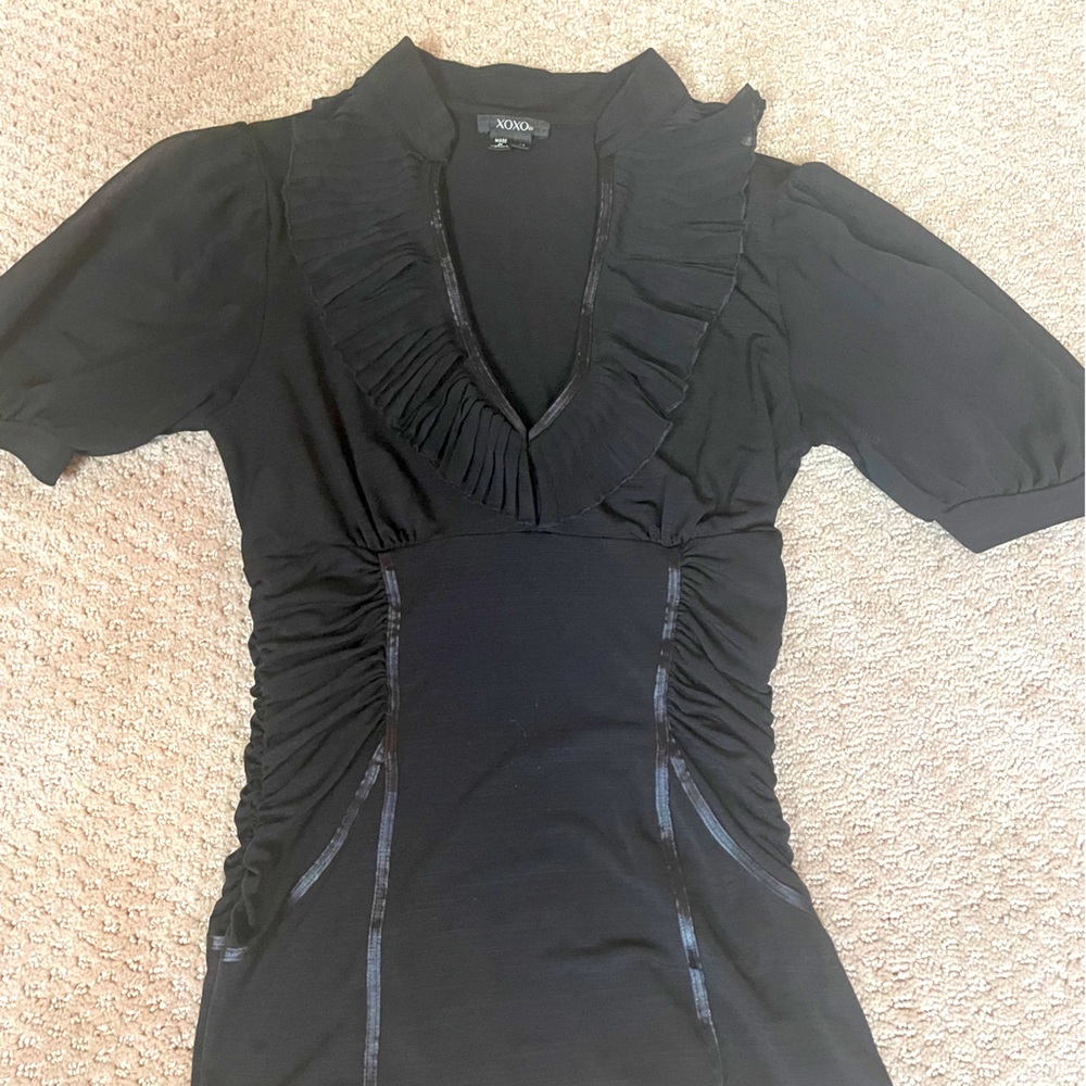 Women’s/Junior’s Black Blouse